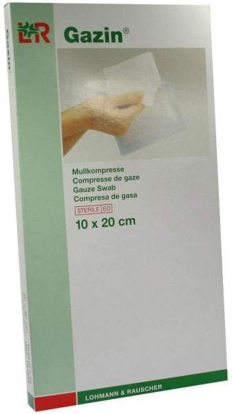 Gazin 5 X 2 Kompressen 10 X 20 cm 8fach Steril