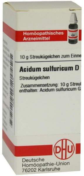 Dhu Acidum Sulfuricum D12 10 G Globuli