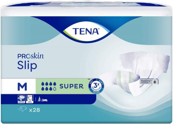 Tena Slip Super Medium Vorlagen 3x28 Stück