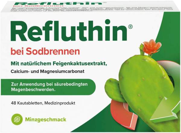 Refluthin Kautabletten Minzgeschmack 48 Stück