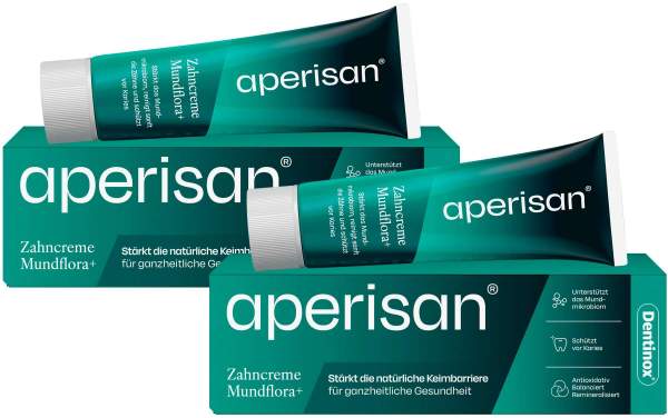 Aperisan Zahncreme Mundflora+ 2 x 75 ml