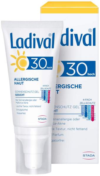 Ladival Allergische Haut Sonnengel Gesicht LSF 30 50 ml