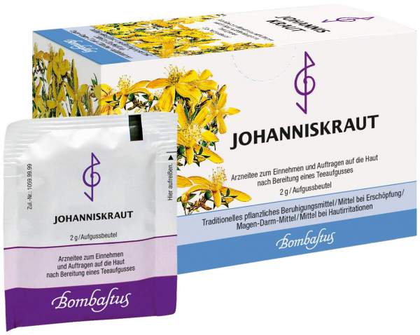 Bombastus Johanniskrauttee 20 x 2 Filterbeutel