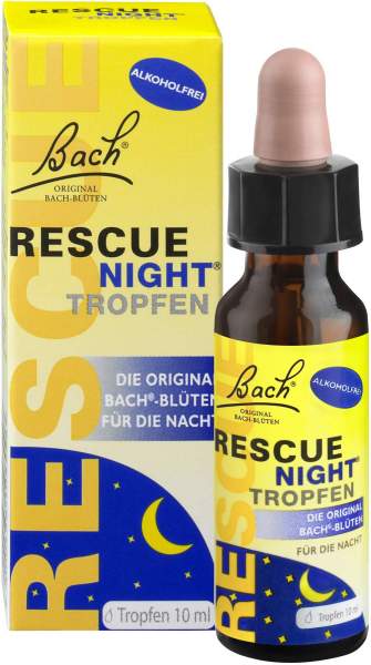 Bach Original Rescue Night Tropfen Alkoholfrei 10 ml