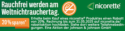 Nicorette 20% sparen im Mai