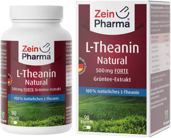 L-Theamin Natural Forte 500 mg 90 Kapseln Zeinpharma