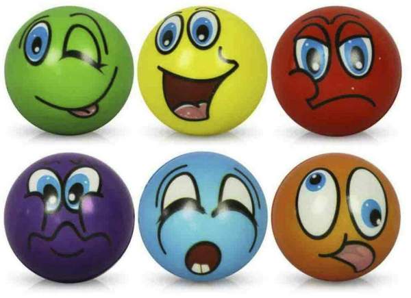Stressbälle Set, 6-teilig