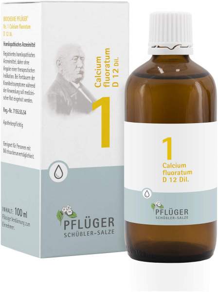 Biochemie Pflüger 1 Calcium Fluoratum D12 100 ml Dilution