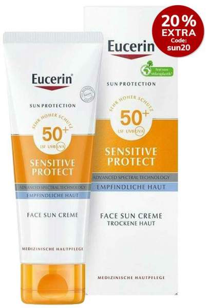 Eucerin Sun Sensitive Protect Face LSF 50+ 50 ml Creme