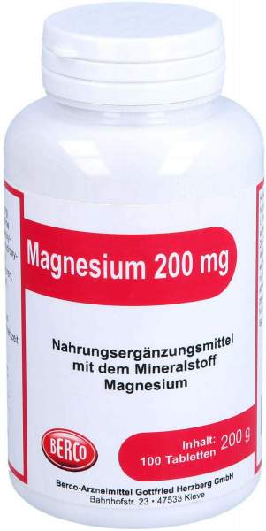 Magnesium 200 mg Berco 100 Tabletten
