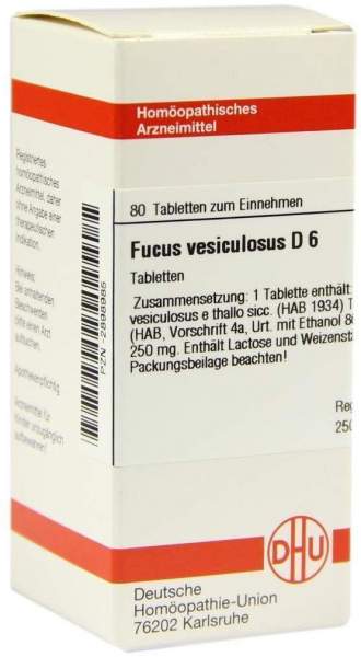 Fucus Vesiculosus D 6 80 Tabletten
