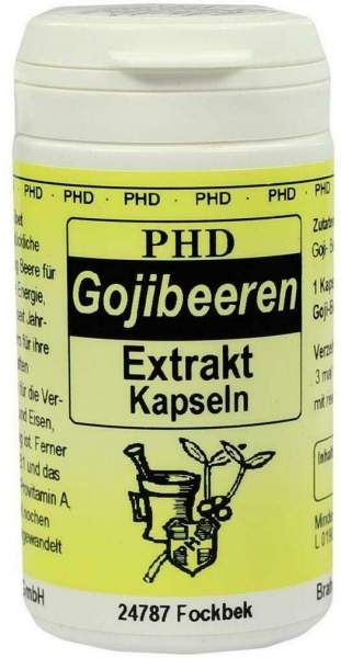 Gojibeeren Extrakt Kapseln