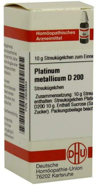 DHU Platinum metallicum D200 10 g Globuli