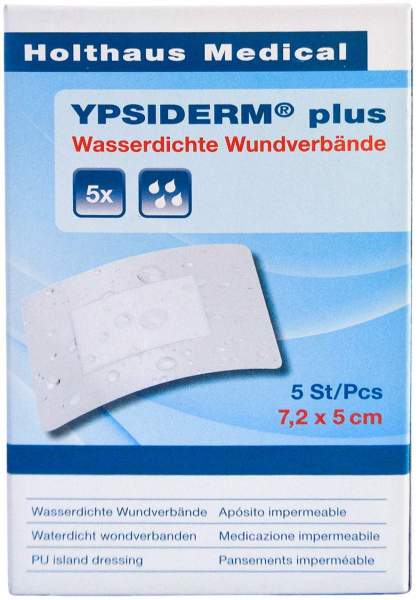 Wundverband Steril Ypsiderm Plus 5x7,2 cm