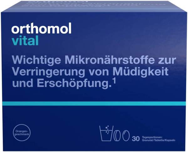 Orthomol Vital 30 Tagesportionen Orange 1 Kombipackung