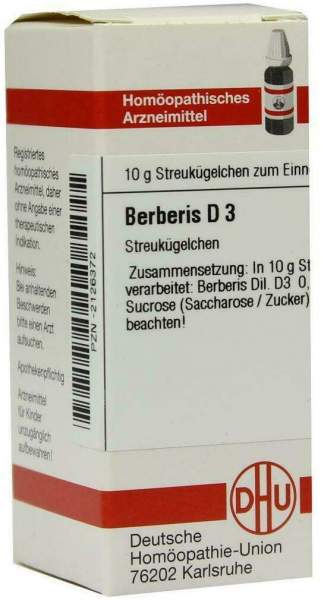 Dhu Berberis D3 Globuli