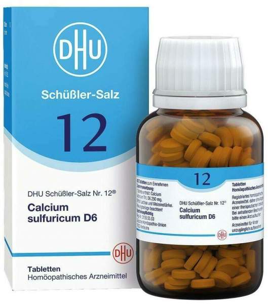 Dhu Schüßler-Salz Nr. 12 Calcium Sulfuricum D6 420 Tabletten