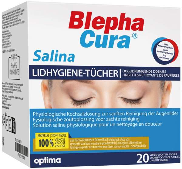 Blepha Cura Salina Lidhygiene-Tücher 20 Stück