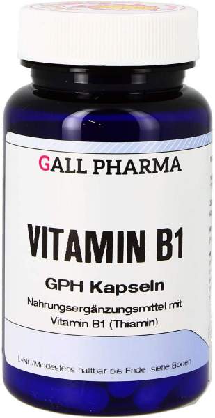 Vitamin B1 Gph 1,4mg Kapseln 750 Kapseln