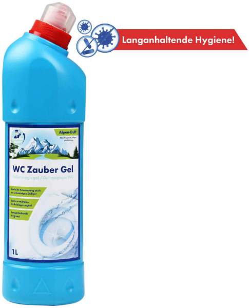 Captain Clean WC Zauber Gel mit Alpenduft 750 ml