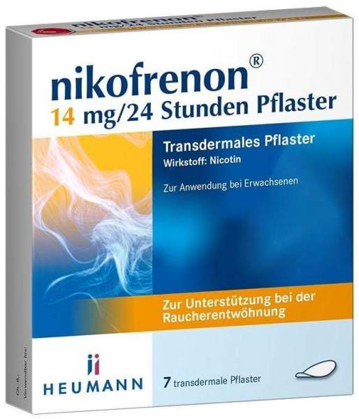 Nikofrenon 14 mg in 24 Stunden transdermale Pflaster 7 Stück