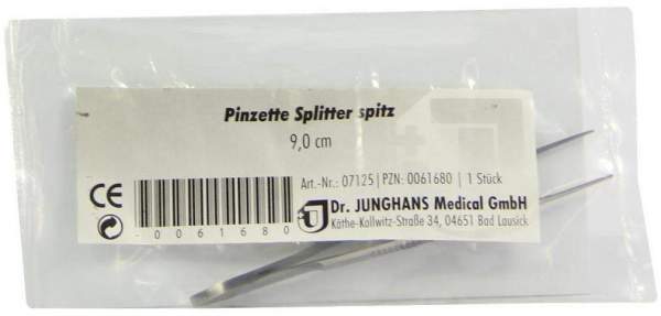 Pinzette Splitter Spitz 9 cm 1 Stück