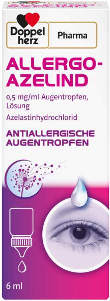 Allergo - Azelind 0,5 mg pro ml Doppelherz Pharma 6 ml Augentropfen