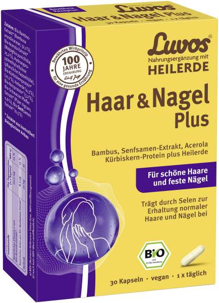 Luvos Heilerde Bio Haar &amp; Nagel Plus Kapseln 30 Stück