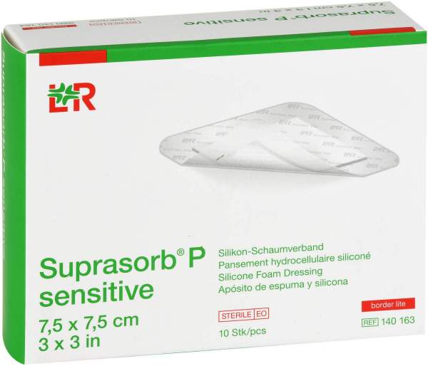 Suprasorb P sensitive PU-Schaumv.bor.lite 7,5 x 7,5 10 Stk