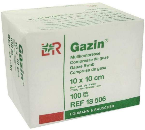 Gazin Op Kompressen 10 X 10 cm 8fach 100 Stück