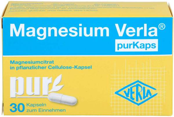 Magnesium Verla purKaps 30 Kapseln