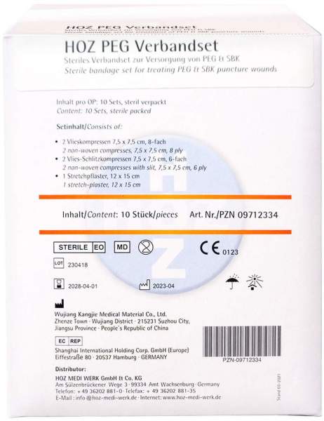 Hoz Peg Verbandset 10 Stk
