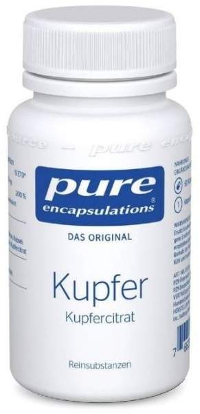 Pure Encapsulations Kupfer Kupfercitrat 60 Kapseln