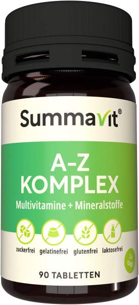 Summavit A-Z Komplex Multivitamine + Mineralstoffe + 90 Tabletten