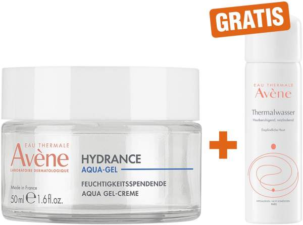Avene Hydrance Aqua-Gel 50 ml + gratis Thermalwasserspray 50 ml