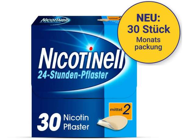 Nicotinell 14 mg je 24-Stunden-Pflaster 30 Stück