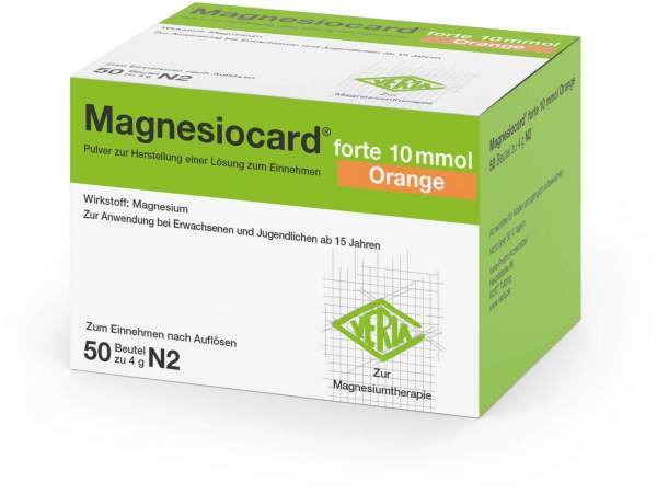 Magnesiocard Forte 10 Mmol Orange 50 Beutel
