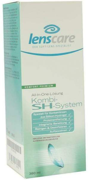 Lenscare Kombi Sh System Lösung 380 ml + 1 Behälter