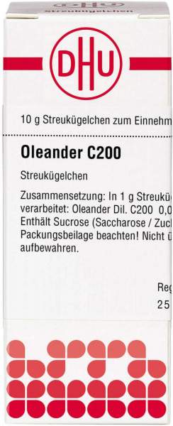Oleander C 200 Globuli 10 G