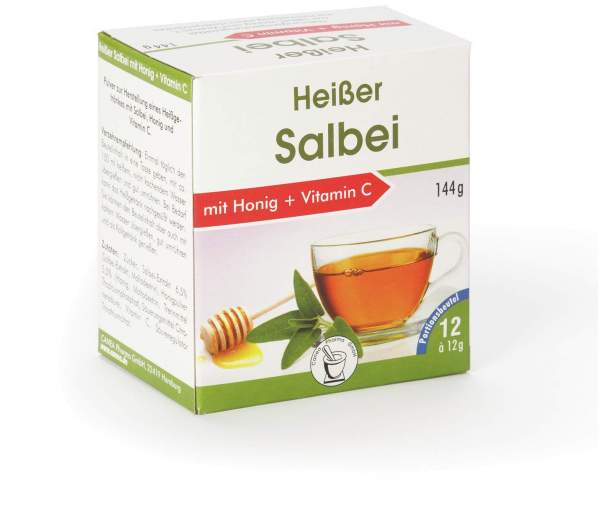 Heisser Salbei + Honig + Vitamin C 12 X 12 G Pulver