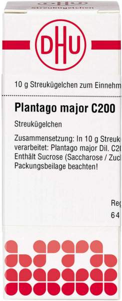 Dhu Plantago Major C200 Globuli 10 G