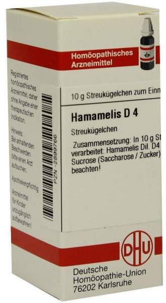 DHU Hamamelis D4 10 g Globuli