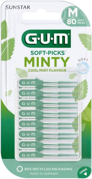 Gum Soft-Picks Minty medium 80 Stück