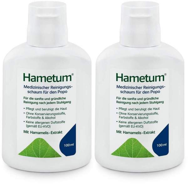 Hametum Medizinischer Reinigungsschaum 2 x 100 ml