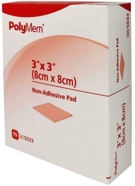Polymem Wund Pad N.Klebend 8x8 cm