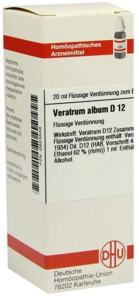 DHU Veratrum Album D12 20 ml Dilution