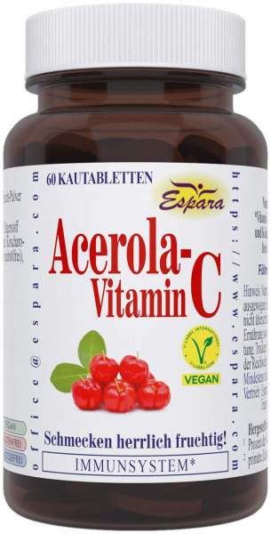 Acerola Vitamin C 60 Kautabletten