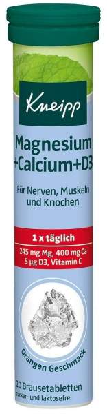 Kneipp Magnesium + Calcium + Vitamin D3 20 Brausetabletten