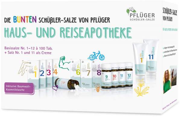 Biochemie Pflüger Set Haus- und Reiseapotheke Nr. 1-12 Tabletten