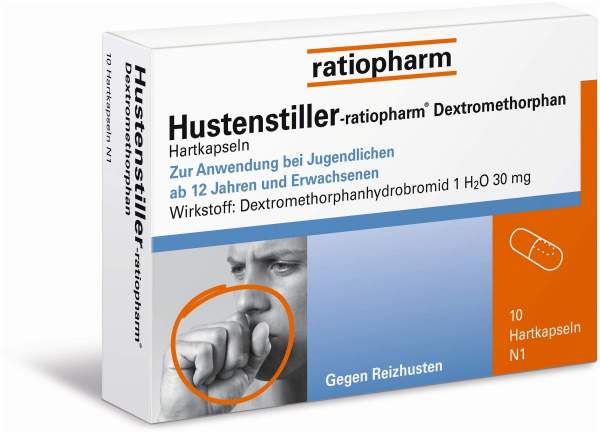 Hustenstiller-ratiopharm Dextromethorphan 10 Kapseln